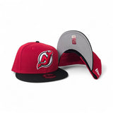 Red New Jersey Devils Black Visor Gray Bottom New Era 9Fifty Snapback