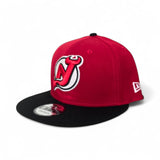 Red New Jersey Devils Black Visor Gray Bottom New Era 9Fifty Snapback