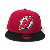 Red New Jersey Devils Black Visor Gray Bottom New Era 9Fifty Snapback