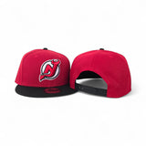 Red New Jersey Devils Black Visor Gray Bottom New Era 9Fifty Snapback