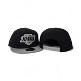 Black Los Angeles Kings Gray Visor Gray Bottom New Era 9Fifty Snapback