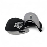 Black Los Angeles Kings Gray Visor Gray Bottom New Era 9Fifty Snapback