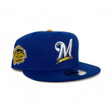 Royal Blue Milwaukee Brewers Yellow Bottom 2002 All Star Game Side Patch New Era 9Fifty Snapback
