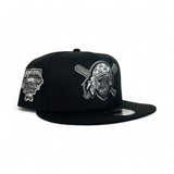 Black Pittsburgh Pirates Mascot Logo Gray Bottom 2006 All Star Game Side Patch New Era 9Fifty Snapback