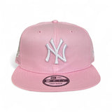 Pink New York Yankees Gray Bottom 1999 World Series Side Patch New Era 9Fifty Snapback Hat