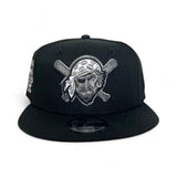 Black Pittsburgh Pirates Mascot Logo Gray Bottom 2006 All Star Game Side Patch New Era 9Fifty Snapback