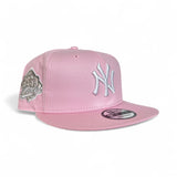 Pink New York Yankees Gray Bottom 1999 World Series Side Patch New Era 9Fifty Snapback Hat