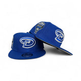 Royal Blue Arizona Diamondbacks Gray Bottom 1998 Inaugural Season Side Patch New Era 9Fifty Snapback