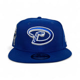 Royal Blue Arizona Diamondbacks Gray Bottom 1998 Inaugural Season Side Patch New Era 9Fifty Snapback