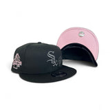 Black Chicago White Sox Rose Logo Pink Bottom 2003 All Star Game Side Patch New Era 9Fifty Snapback