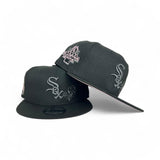 Black Chicago White Sox Rose Logo Pink Bottom 2003 All Star Game Side Patch New Era 9Fifty Snapback