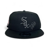 Black Chicago White Sox Rose Logo Pink Bottom 2003 All Star Game Side Patch New Era 9Fifty Snapback