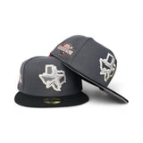 Dark Gray Houston Astros State Logo Gray Bottom 2004 All Star Game Side Patch New Era 59Fifty Fitted
