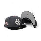 Dark Gray Houston Astros State Logo Gray Bottom 2004 All Star Game Side Patch New Era 59Fifty Fitted