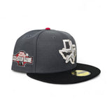 Dark Gray Houston Astros State Logo Gray Bottom 2004 All Star Game Side Patch New Era 59Fifty Fitted