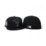 Black Texas Rangers Green Bottom 1995 All Star Game Side Patch New Era 59Fifty Fitted