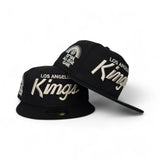 Black Los Angeles Kings Green Bottom 33rd All Star Game Side Patch New Era 59Fifty Fitted