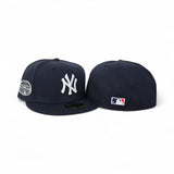Navy Blue New York Yankees Gray Bottom 2008 All Star Game Side Patch New Era 59Fifty Fitted