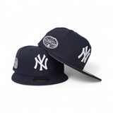 Navy Blue New York Yankees Gray Bottom 2008 All Star Game Side Patch New Era 59Fifty Fitted