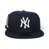 Navy Blue New York Yankees Green Bottom 2000 World Series 25th Anniversary Side Patch New Era 59Fifty Fitted