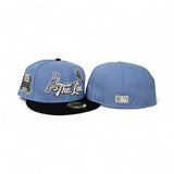 Sky Blue St. Louis Cardinals "The Lou" Black Visor Gray Bottom Busch Stadium Side Patch New Era 59Fifty Fitted
