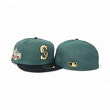 Ever Green Seattle Mariners Black Visor Gray Bottom 2001 All Star Game Side Patch New Era 59Fifty Fitted