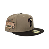 Camel Philadelphia Phillies Brown Visor Gray Bottom 1996 All Star Game Side Patch New Era 59Fifty Fitted