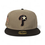Camel Philadelphia Phillies Brown Visor Gray Bottom 1996 All Star Game Side Patch New Era 59Fifty Fitted