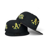 Black Scribble Oakland Athletics Gray Bottom 1989 World Series Side Patch New Era 59Fifty Fitted