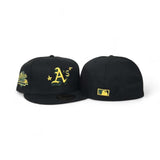 Black Scribble Oakland Athletics Gray Bottom 1989 World Series Side Patch New Era 59Fifty Fitted