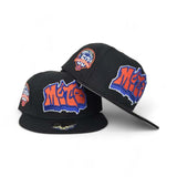 Black Graffiti New York Mets Gray Bottom 50th Anniversary Side Patch New Era 59Fifty Fitted