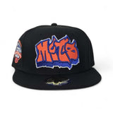 Black Graffiti New York Mets Gray Bottom 50th Anniversary Side Patch New Era 59Fifty Fitted