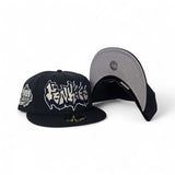 Navy Blue Graffiti New York Yankees Gray Bottom 1999 World Series Side Patch New Era 59Fifty Fitted