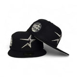 Black Houston Astros Gray Bottom 35 Great Years Side Patch New Era 59Fifty Fitted