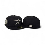 Black Houston Astros Gray Bottom 35 Great Years Side Patch New Era 59Fifty Fitted