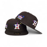 Brown Houston Astros Gray Bottom Cacti Park Side Patch New Era Fitted