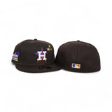 Brown Houston Astros Gray Bottom Cacti Park Side Patch New Era Fitted