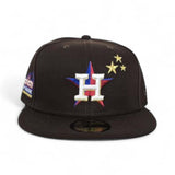 Brown Houston Astros Gray Bottom Cacti Park Side Patch New Era Fitted