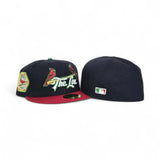 Navy Blue St. Louis Cardinals "The Lou" Red Visor Gray Bottom 1931 World Series Side Patch New Era 59Fifty Fitted