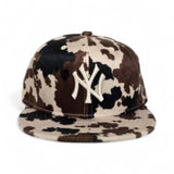 Cow Print New York Yankees Chrome Bottom New Era 59Fifty Fitted