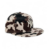 Cow Print New York Yankees Chrome Bottom New Era 59Fifty Fitted