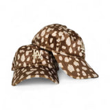 Cheetah Print Los Angeles Dodgers Toasted Peanut Bottom New Era 9Twenty Strapback