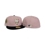 Pink Rouge New York Mets Black Visor Gray Bottom 60th Anniversary Side Patch New Era 59Fifty Fitted