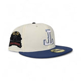 Off White Upside Down Texas Rangers Indigo Blue Visor Gray Bottom Final Season Side Patch New Era Fitted