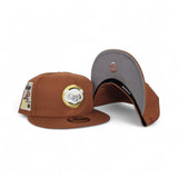 Rust Orange Chicago Cubs Gray Bottom Be Alert Foul Balls Side Patch New Era 59Fifty Fitted