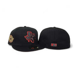 Black Houston Astros Red Bottom Space City Side Patch New Era 59Fifty Fitted