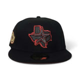 Black Houston Astros Red Bottom Space City Side Patch New Era 59Fifty Fitted