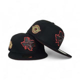 Black Houston Astros Red Bottom Space City Side Patch New Era 59Fifty Fitted