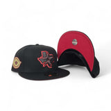 Black Houston Astros Red Bottom Space City Side Patch New Era 59Fifty Fitted