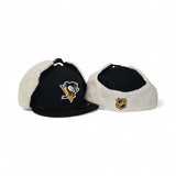 Black Pittsburgh Penguins Gray Bottom Dogear New Era 59Fifty Fitted